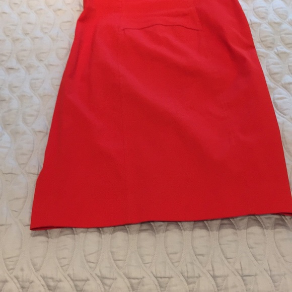 Milly size 12 dress in blood orange color - Picture 3 of 6